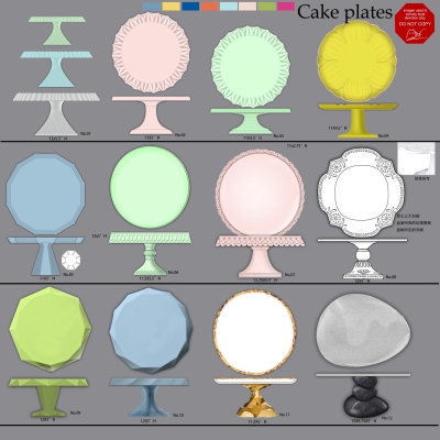 Cakestands, Cake Plates