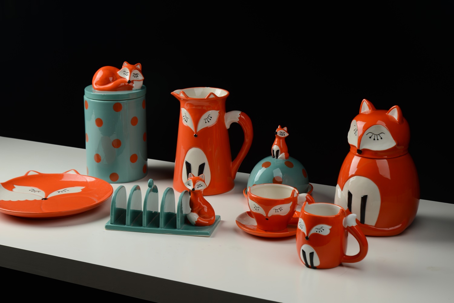 Fox Ceramic Mugs & Cups Collection