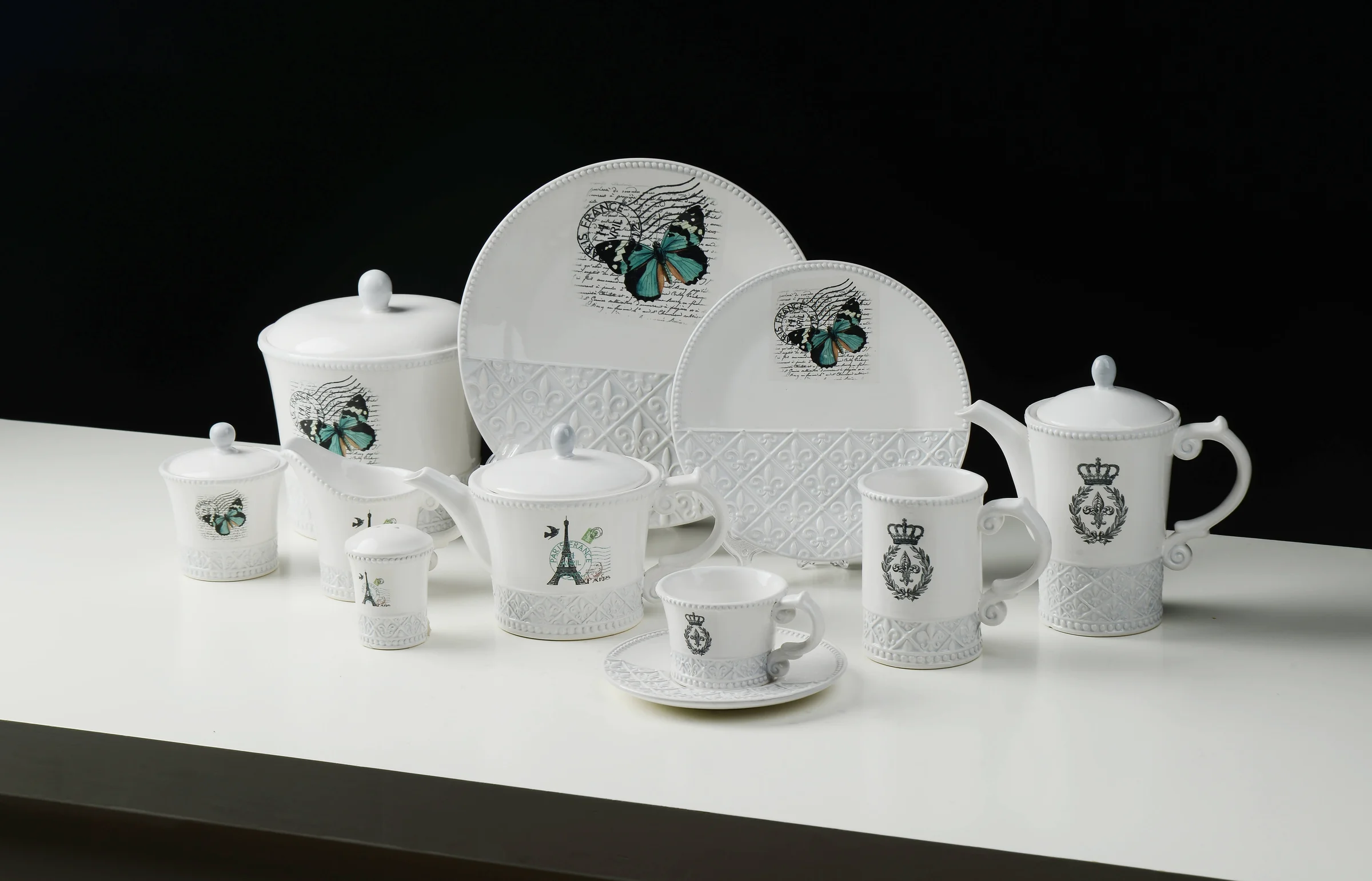 Vintage European Ceramic Tableware Collection